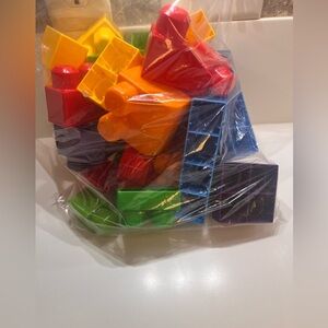 FISHER-PRICE MEGA BLOCKS FIRST BUILDERS SIZE  MISC SIZES AND SHAPES  30 PIECES